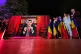Presidential candidate George Simion addresses supporters via video link after polls closed for the first round of the country's presidential election redo in Bucharest, Romania, May 4, 2025