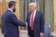 In this photo released by the Saudi Royal Palace, President Donald Trump (right) shakes hands with Syria's interim President Ahmad al-Sharaa, in Riyadh, Saudi Arabia, May 14, 2025. Photo: Bandar Aljaloud/Saudi Royal Palace via AP