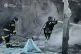 In this photo provided by the Ukrainian Emergency Service, firefighters put out the fire following Russia's drone attack in the Kyiv region, Ukraine, May 18, 2025. Photo: Ukrainian Emergency Service via AP