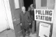 Industry Secretary Tony Benn and his daughter Melissa, 18, leave a church hall polling station on Portobello Road, after casting their votes in the European Referendum on the Common Market