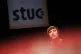 STUC general secretary Roz Foyer addresses the 128th Scottish Trades Union Congress (STUC) Annual Congress at Caird Hall, Dundee, April 29, 2025