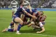 Hull's Lewis Martin scores a try during the Betfred Super League match at the MKM Stadium, Kingston upon Hull. Picture date: Thursday July 10, 2025