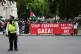 People take part in a protest outside Downing Street in London, as Prime Minister Sir Keir Starmer gathered senior ministers for an urgent Cabinet meeting on Gaza. It comes as the Prime Minister faces renewed pressure to recognise Palestine as a state immediately and after he held an emergency call with France and Germany at the weekend. Picture date: Tuesday July 29, 2025