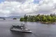 A tourist boat on Lake Windermere in Cumbria, June 5, 2024