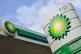 A view of a BP petrol station sign in Chelmsford, Essex