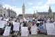 Supporters of Palestine Action take part in a mass action in Parliament Square, Westminster, central London, organised by Defend Our Juries as part of the Lift the Ban campaign, to end the proscription of Palestine Action, August 9, 2025