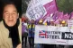 THE STRUGGLE CONTINUES: Steel workers and union officials protest outside the Houses of Parliament on June 28 2023