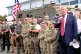 THIN EDGE OF THE WEDGE: President Donald Trump speaks with members of law enforcement and National Guard soldiers, Thursday, Aug. 21, 2025, in Washington