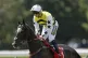 Connor Beasley riding Commanche Falls on Betfred John O'Gaunt Stakes Day at Haydock Park Racecourse, Newton-le-Willows, June 8, 2024