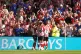 Sunderland's Wilson Isidor (centre) celebrates scoring their side's third goal of the game with team-mates during the Premier League match at the Stadium of Light, Sunderland, August 16, 2025