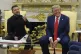 President Donald Trump meets with Ukraine's President Volodymyr Zelenskyy in the Oval Office at the White House, August 18, 2025, in Washington