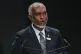Maldives President Mohamed Muizzu speaks during a plenary session at the COP29 U.N. Climate Summit, November 12, 2024, in Baku, Azerbaijan