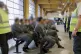 Home Office of Border Force officers process small boat migrants detained, under the UK's new ‘one in, one out’ deal with France, at the Manston Immigration Processing Centre in Kent before relocation to the Immigration Removal Centre to await their return to France, August 7 2025