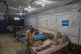 Patients receive care at a field hospital run by the British humanitarian medical NGO UK-Med in Muwasi, near Khan Younis, southern Gaza Strip, September 27, 2025