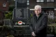 Mickey McKinney who's brother William was killed in Derry on Bloody Sunday standing beside the Bloody Sunday Memorial in Derry's Bogside, March 6, 2019