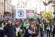 People take part in a pro-Palestine march in central London, organised by a number of groups under the Palestine Coalition banner, March 15, 2025
