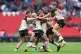 York Knights' Liam Harris (obscured) celebrates winning the game with a drop kick in a golden point extra time during the 1895 Cup Final at Wembley Stadium, London. Picture date: Saturday June 7, 2025