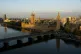 The sun rises over the Houses of Parliament in London