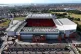 A general view of Anfield via a drone before the Premier League match at Anfield, Liverpool, August 15, 2025