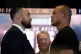 Joseph Parker and Fabio Wardley face off during a press conference at Glazers Hall, London, September 9, 2025