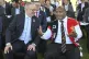 Australia's Prime Minister Anthony Albanese (left) and Papua New Guinea's Prime Minister James Marape attend a flag lowering ceremony in Port Moresby, Papua New Guinea, September 16, 2025. Photo: Mick Tsikas/AAP Image via AP