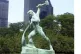 A PROMISE RENEGED ON: Let Us Beat Swords Into Plowshares bronze sculpture by Soviet artist Evgeny Vuchetich which encapsules the UN charter. It was presented to the UN in December 1959 by the government of the USSR, it stands in the North Garden of UN HQ in New York Pic: Rodsan18/CC