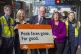First Minister John Swinney and Transport Secretary Fiona Hyslop (right) meet ScotRail Managing Director Joanne Maguire (left) and ScotRail apprentices during a visit to Edinburgh Waverley station, September 1, 2025