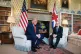 Prime Minister Keir Starmer and US President Donald Trump during a bilateral meeting at Chequers, near Aylesbury in Buckinghamshire, on day two of the president's second state visit to the UK, September 18, 2025