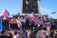 THOUSANDS of people who joined a far-right protest “went on the rampage” in London over the weekend in an attempted repeat of last summer’s violence, campaigners have said. Around 100,000 supporters of Tommy Robinson, whose real name is Stephan Yaxley-Lennon, waving St George’s flags, gathered between Blackfriars and Westminster Bridges on Saturday before marching past Parliament to rally in Whitehall. At least 24 people were arrested and 26 police officers were injured, including four who were seriously