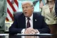 President Donald Trump speaks in the Oval Office of the White House, September 15, 2025, in Washington