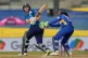 England's captain Nat Sciver-Brunt plays a shot during the ICC Women's Cricket World Cup match between England and Sri Lanka at Premadasa Stadium in Colombo, Sri Lanka, October 11, 2025