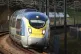 A Eurostar e320 high-speed train heading towards France through Ashford in Kent