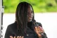 MP Marsha de Cordova gives a speech after a tree planting and plaque unveiling ceremony for the 50th anniversary of the Battersea Park Big Dipper tragedy, in in Battersea Park, south-west London, May 30, 2022