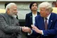 President Donald Trump shakes hands with India's Prime Minister Narendra Modi in the Oval Office of the White House, February 13, 2025, in Washington
