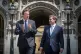 Then prime minister David Cameron (left) welcomes then newly-elected Newark MP Robert Jenrick to the Houses of Parliament in London, June 11, 2014