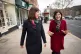 Shadow Chancellor Rachel Reeves (left) in East Finchley, north London, with parliamentary candidate for Finchley and Golders Green, Sarah Sackman, February 2, 2023