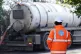 A tanker pumps out excess sewage from the Lightlands Lane sewage pumping station in Cookham, Berskhire, January 10, 2024