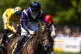 Celandine ridden by jockey Tom Marquand winning the Maureen Brittain Memorial Empress Fillies' Stakes at Newmarket Racecourse, June 29, 2024