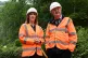Chancellor of the Exchequer Rachel Reeves and Mark Drakeford during a visit to a coal tip in Port Talbot, Wales, August 7, 2025