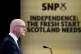 First Minister of Scotland John Swinney, delivers his keynote speech at the SNP annual conference at the Event Complex Aberdeen, October 13, 2025