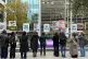 Campaigners gather outside the Home Office in London, calling for an end to the government’s immigration policies that endanger migrant women and entrench racial injustice, October 15, 2025