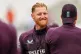 England's Ben Stokes smiles during warm up on day one of the fifth cricket test match between England and India at The Kia Oval in London on July 31, 2025.