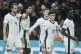England's Harry Kane (left) celebrates with teammates after scoring his side's second goal during the World Cup 2026 qualifying match against Albania, in Tirana, November 16, 2025