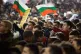 Protesters whistle and wave Bulgarian flags as thousands took to the streets of Bulgaria's capital, Sofia, to denounce steep tax hikes in next year's draft budget before being finally voted on in parliament, Wednesday, Nov 26, 2025
