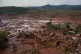 Debris is visible after a dam burst at the small town of Bento Rodrigues in Minas Gerais state, Brazil, November 6, 2015