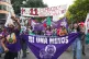 Demonstrators attend a protest marking International Day for the Elimination of Violence Against Women in Mexico City, November 25, 2025