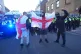 Police officers and protesters on Hemnall Street in Epping, after a protest outside the Bell Hotel in Epping, Essex, July 20, 2025