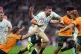 England�s Freddie Steward (right) is tackled by Australia�s Harry Potter (left) during the Quilter Nations Series match at the Allianz Stadium Twickenham, London. Picture date: Saturday November 1, 2025