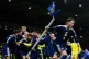 Scotland's Scott McTominay celebrates with team mates after their sides fourth goal scored by Kenny McLean during the FIFA World Cup European Qualifying match at Hampden Park, Glasgow. Picture date: Tuesday November 18, 2025