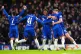 Chelsea's Liam Delap (right) celebrates scoring their side's third goal of the game with team-mates during the UEFA Champions League, league phase match at Stamford Bridge, London, November 25, 2025